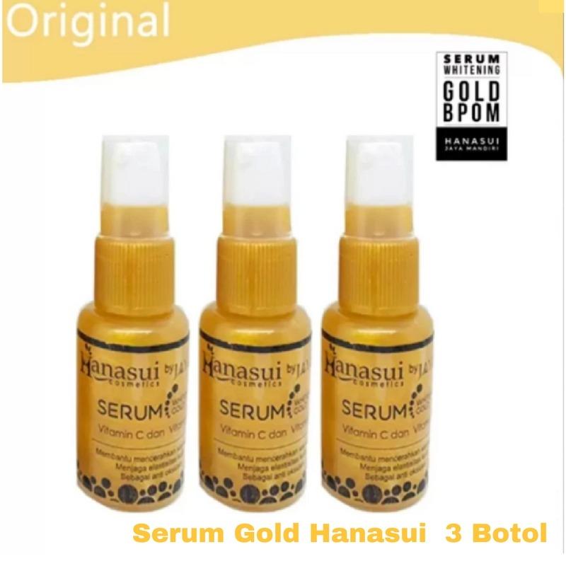 Serum Gold Hanasui Original 100% / Serum Wajah Hanasui Gold / Serum Emas / Serum Muka Yang Bagus dan Murah / @ CantikSehat  