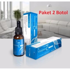 Serum Vitamin C Hanasui + Collagen 20 ml Botol Biru - 2 Botol