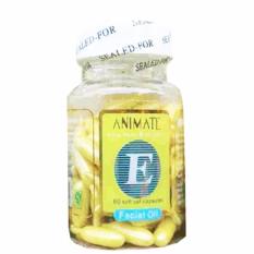 Serum Vitamin Wajah Animate Aloe Vera Facial Oil - 60 Softgels