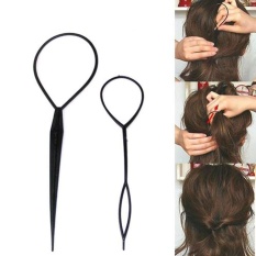 Set 2 Pcs Fashion Topsy Tail Hair Braid Pony Tail Maker Style Allwin-Internasional