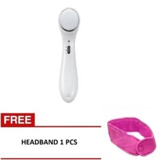 Setrika Wajah MicroIonic - Putih Bundling Headband Random Colour 1 pcs