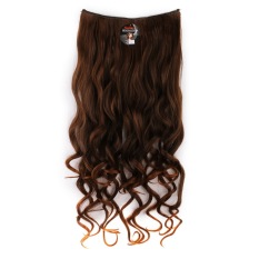 Seven 7 Revolution Hair Clip Keriting Super Curly Light Brown Big Layer 70 cm -Cokelat Muda - Hairclip Korea