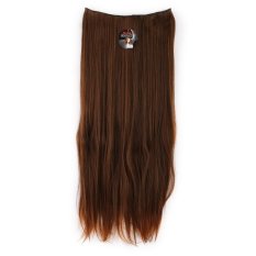 Seven 7 Revolution Hair Clip Lurus Super Straight Light Brown Big Layer 70 cm -Cokelat Muda - Hairclip Korea