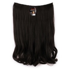 Seven 7 Revolution HairClip Short Wavy Black Big Layer 50 cm -Hitam Hair Clip Korea