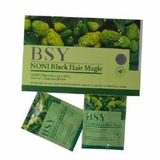Shampo BSY NONI – 1 Box 20 Sachet Natural Black Hair BPOM RI, ASLI HERBAL TERBUKTI Teknologi USA | Grosir BSY Original