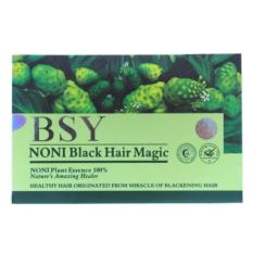 Shampo BSY Noni Original / Shampo Noni BSY / Sampo Penghitam Rambut BSY / Isi 20 Sachet - Menghitamkan Rambut Tanpa Ribet, Tinggal Keramas Langsung Hitam !