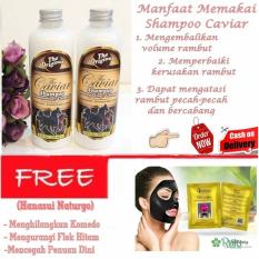 Shampo Caviar - Shampo Kuda Sudah BPOM - 250 ml + Hanasui Naturgo Masker Lumpur
