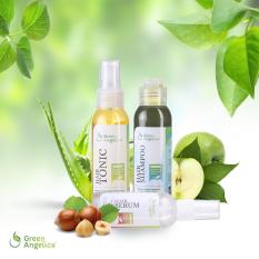 Shampo + Hairtonic + Serum Nisim Paket Rambut Botak Parah By Green Angelica