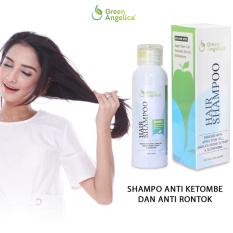 Shampo Untuk Mengatasi Rambut Rontok Ketombe dan Rambut Kering by Green Angelica 100% ASLI