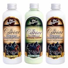 Shampoo Caviar - Paket 2 Shampo + 1 Kondisioner BPOM