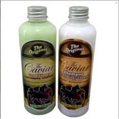 Shampoo Caviar / Sampo Kuda- Paket Set 1 Shampo Dan 1 Kondisioner Caviar Original BPOM