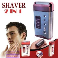 Shaver Charger RSCW 6008 Alat cukur Kumis dan Jenggot 2 IN1