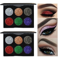 Shimmer Glitter Eye Shadow Bubuk Palet eyeshadow Matte Kosmetik Makeup B-Intl