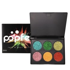 Shimmer Berkilau Pewarna Mata Bubuk Palet Warna Tidak Mengkilap Eyeshadow Riasan Kosmetik C-Internasional