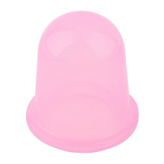 Silikon Anti Selulit Pijat Terapi Vakum Cangkir Tubuh Bekam (Pink)