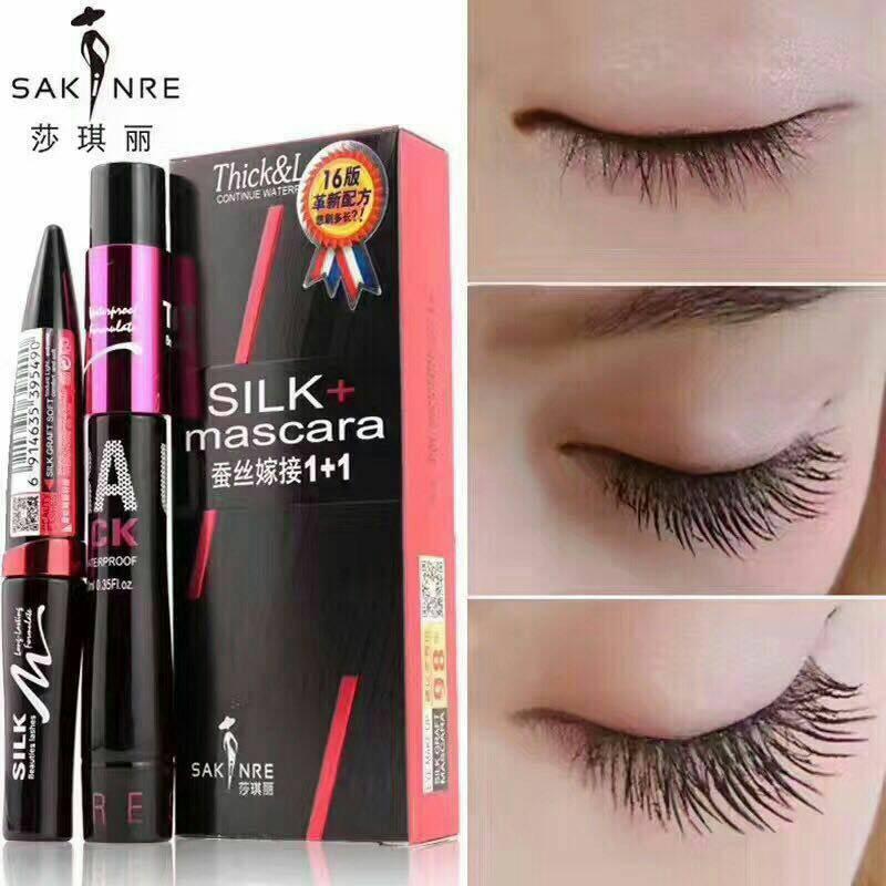 SILK MASCARA SAKINRE MASCARA 2 IN 1