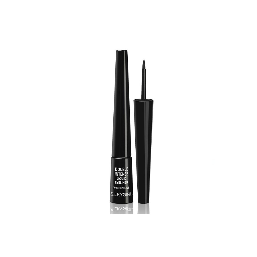Silkygirl Double Intense Eyeliner Liquid Blackest Black