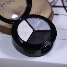 Smoky Cosmetic Set 3 Warna Professional Natural Matte Makeup Eye Shadow-Intl