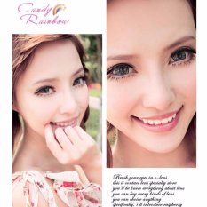 Softlens Candy Rainbow - Grey - Gratis Lens Case