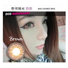 Softlens EOS Rainshower - Brown - Gratis Lens Case