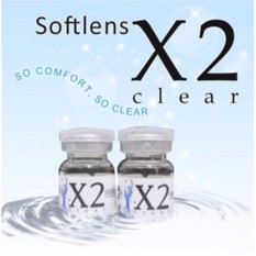 Softlens EXOTICON X2 clear -0,75 1 botol (setengah pasang)