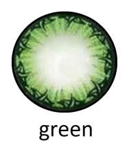 Softlens Eyezone Yara - Warna Green / Hijau