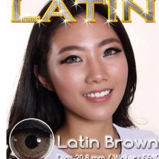 Softlens Latin 3 Tone - Brown - Gratis Lens Case