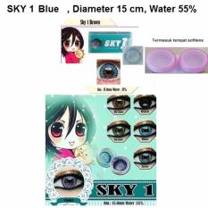 Softlens SKY 1 Gelflex diameter 15 Cm / masa 6 Bulan/ Blue - biru