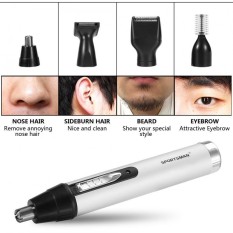 SPORTSMAN 4-In-1 Portable Electric Hidung Mencukur Jenggot Telinga Rambut Pemangkas Alis Set Pria Perawatan UNI EROPA- INTL