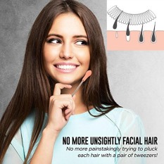 Spring Facial Hair Remover-TERBAIK untuk Cepat dan Mudah Hair Removal dari Akar, Portable dan Manual Efektif Epilator Alat, Alat Kecantikan Alami-Skip Waxing, Cukur, dan Pemutihan
