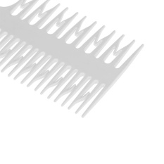 Gaya Salon Kecantikan Rambut Sisir dengan Fish Tail Bone Shape Comb Dyeing Alat-Internasional
