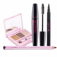 SULAMIT Paket Makeup 2 - Eyeliner, Mascara, Eyebrow, Eyeshadow