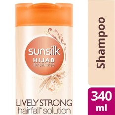 Sunsilk Hijab Recharge Shampoo Lively Strong Anti Hairfall 340Ml