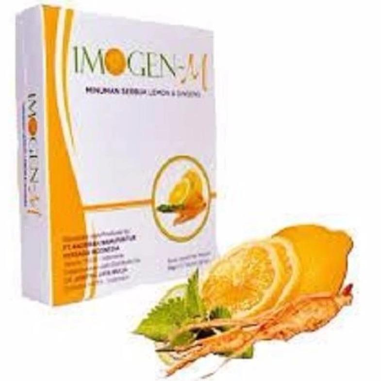 SUPER IMOGEN~M Lemon Original Suplemen Kesehatan Pria @30gr 10pcs ( Exp : 07 AUG 2019 )