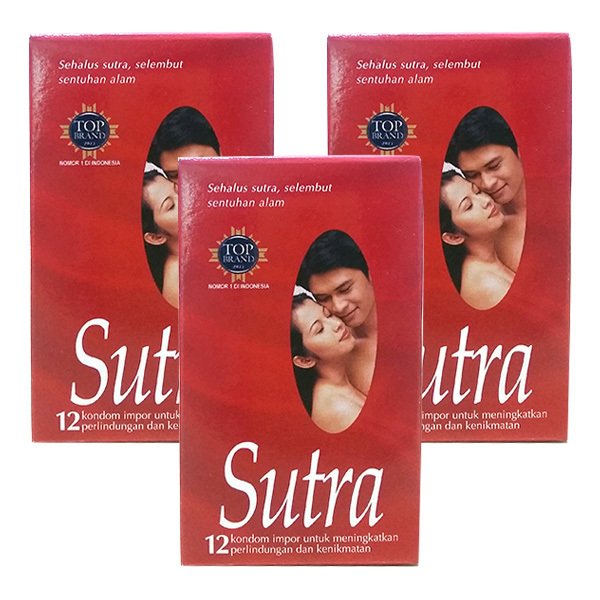 Sutra Kondom Merah - Isi 12 - 3 x