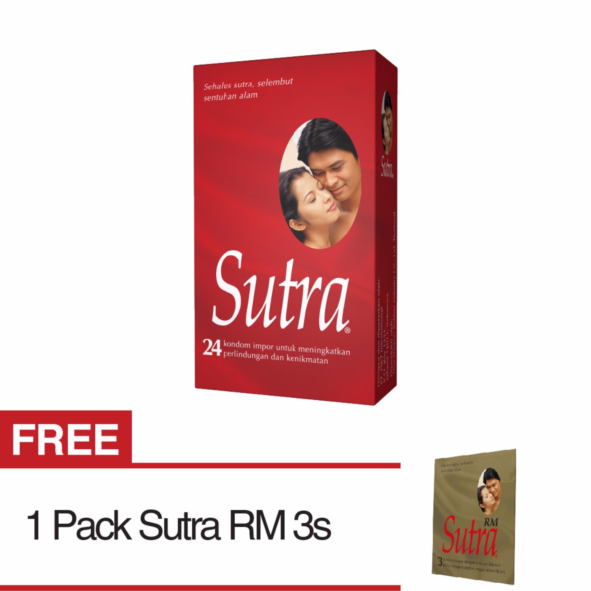 Sutra Kondom Merah Isi 24 - Gratis Sutra Kondom RM Isi 3