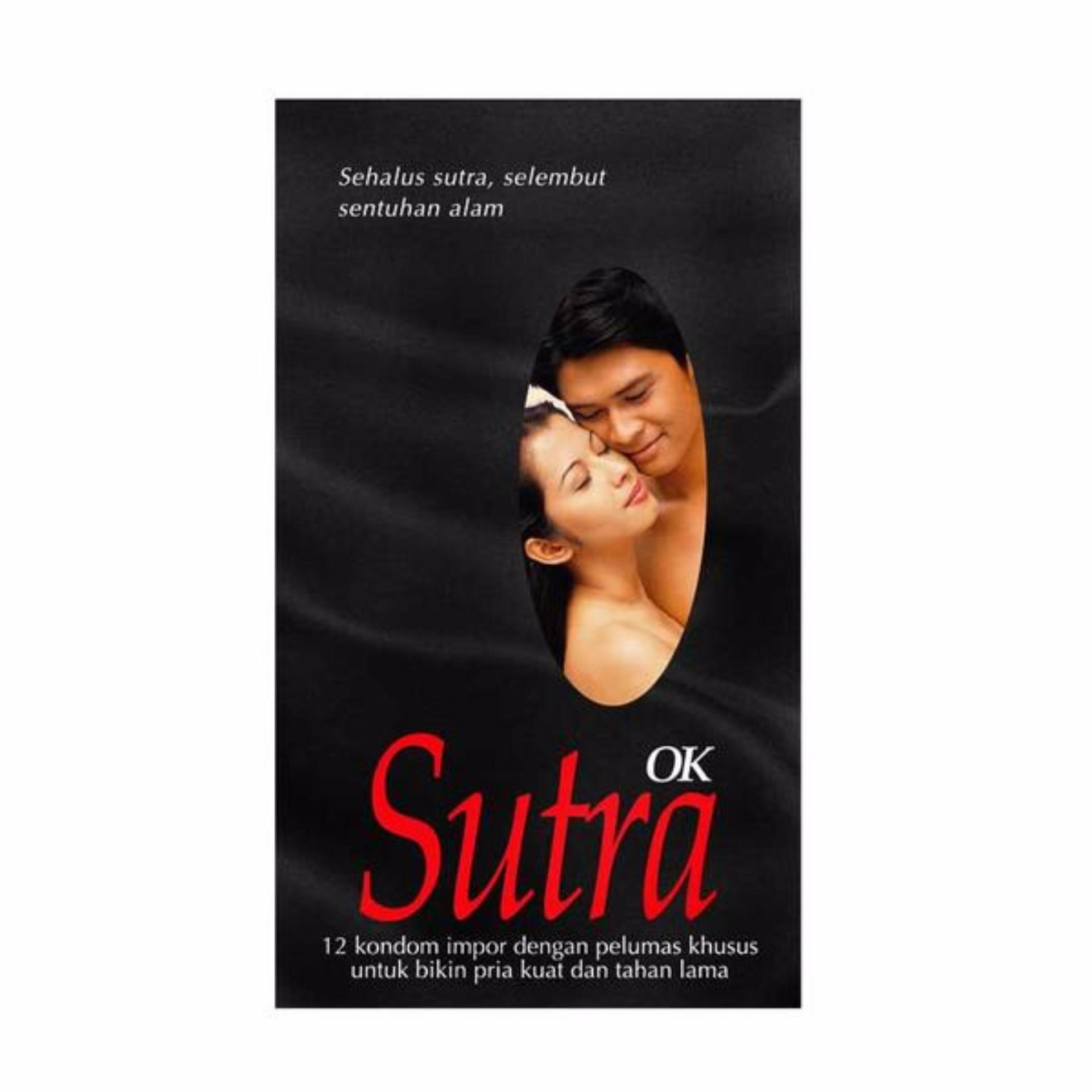 Sutra OK Kondom Hitam 12's - Alat Kontrasepsi