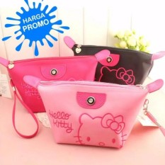 Tas / Dompet / Pouch Kosmetik Kualitas Super Motif HelloKitty - 1Pcs