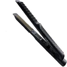 Techno 2in1 Catok Rambut Lurus Ikal Keriting Hair Straightener & Curly Catokan - Hitam
