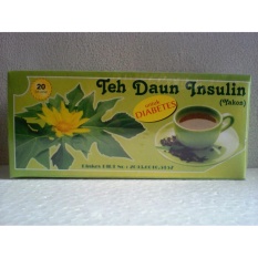 Teh Celup Daun Insulin Herbal Yakon - Untuk Diabetes - isi 20 teh celup