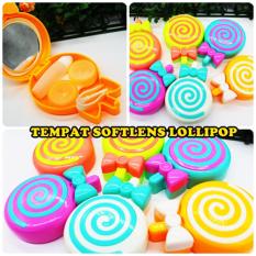 Tempat Softlens Bentuk Lollipop / Lenscase Lollipop Travel Kit