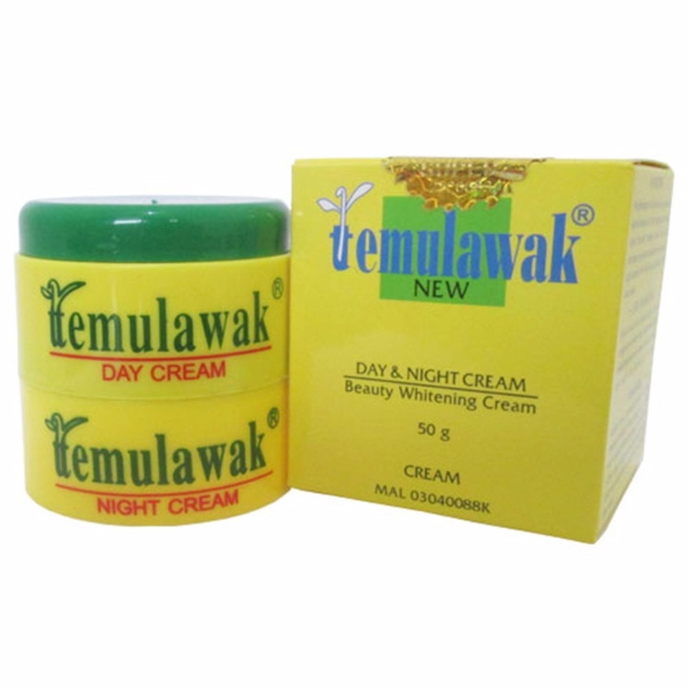 Temulawak Cream Hologram Original - Krim Pencerah Pagi dan Malam - Day & Night Cream