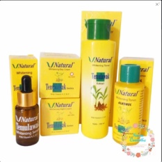 Temulawak V Natural - Paket Kompilt Temulawak V Natural ( Cream Siang, Malam , Toner, Alcohol , dan Serum ) Original