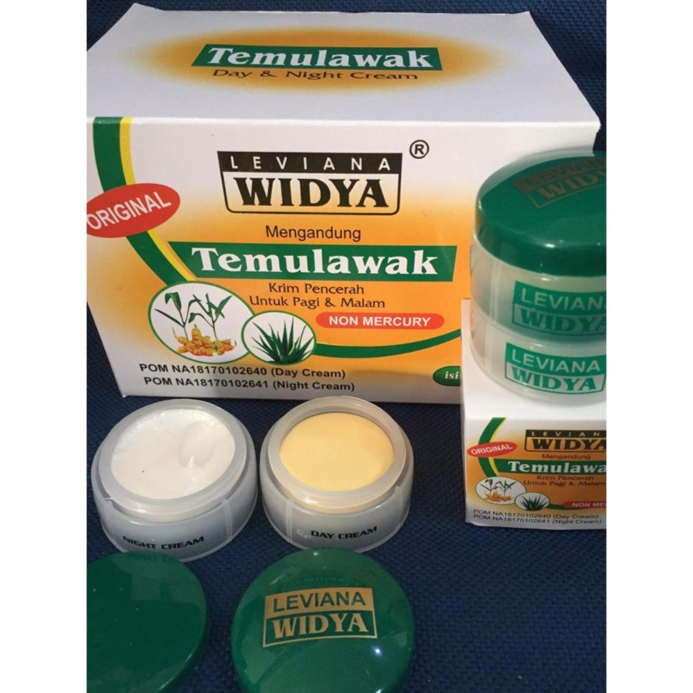 Temulawak Widya Leviana Paket Cream Siang dan Malam BPOM