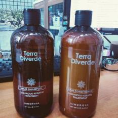 Terra Diverde Sinergia Conditioner 500 mL & Shampoo 500 mL Luxurious Keratin Treatment