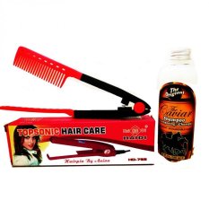 The Caviar Shampo Kuda - 250 ml dan sisir ion dan catok Mini