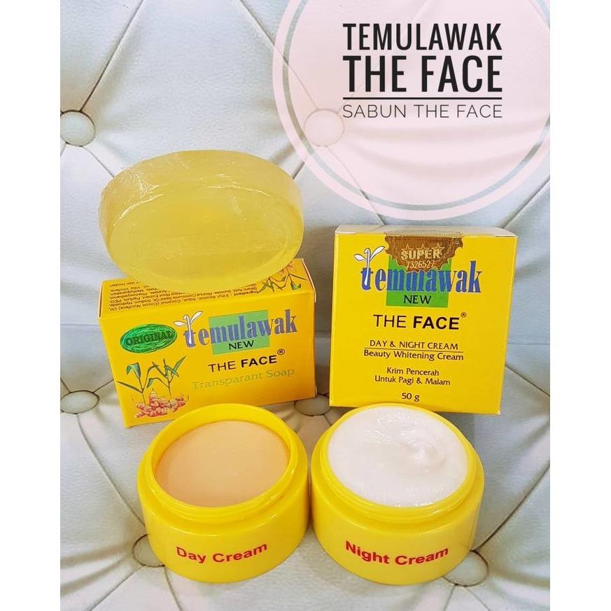 The Face Cream Temulawak Day Cream + Night Cream + Sabun