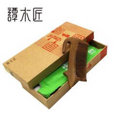 Kotak Hadiah Catatan Tukang Kayu Tan Sisir Wang Xing Ren Sisir Kayu Kreativitas Indah Hadiah Kirim Gadis baru Produk Tersedia Di Pasar-Internasional