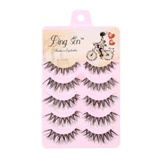 Harga Terendah Kecantikan Ready Stok 5 Pasang Bulu Mata Palsu Handmade Natural Fake Eye Lash Kecantikan