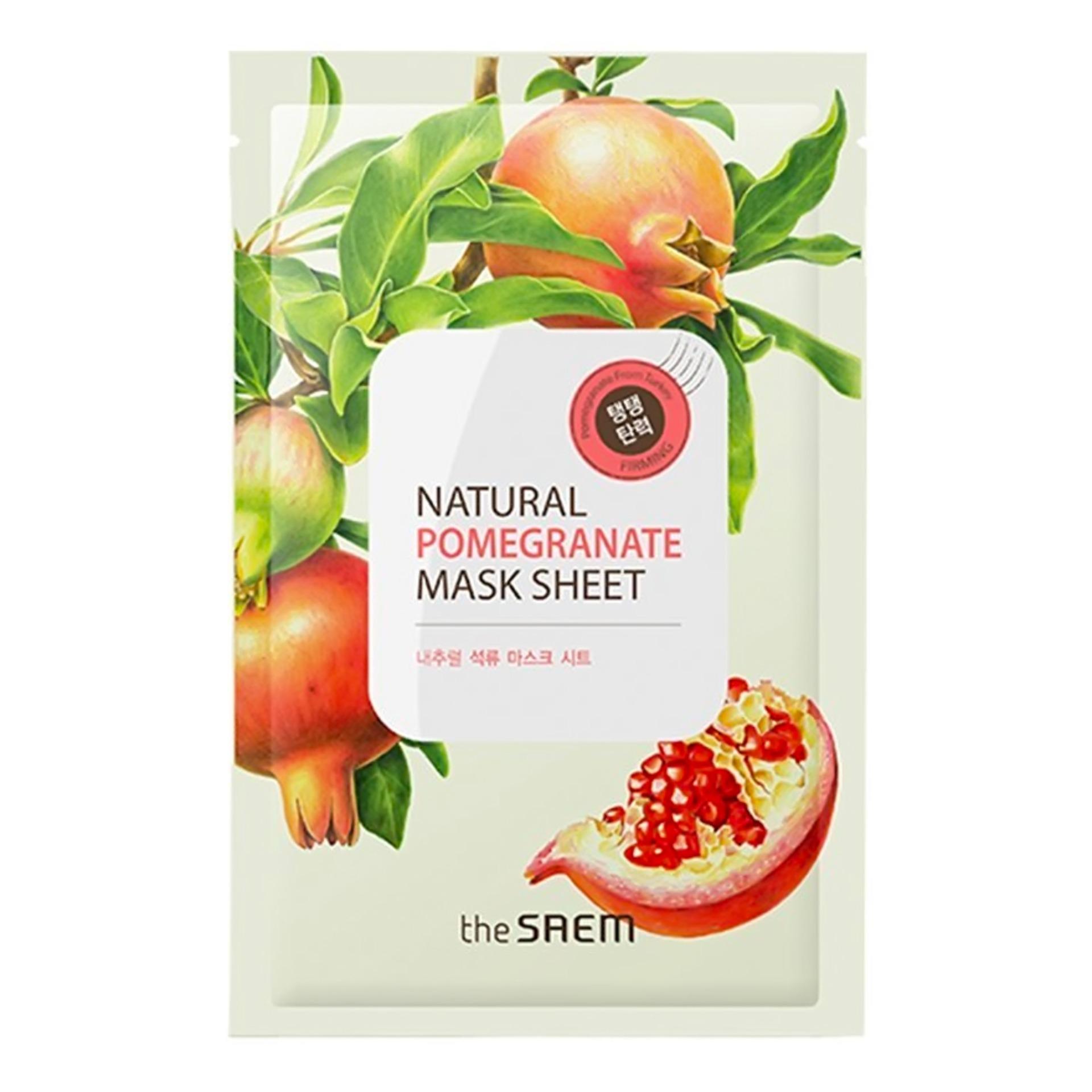 The Saem Natural Pomegranate Mask Sheet 1 Pack